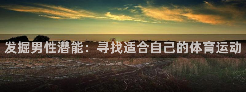 必一运动体育网页：发掘男性潜能：寻找适合自己的体育运动